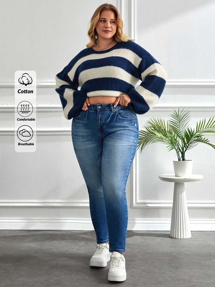 Jeans SHEIN, albastru