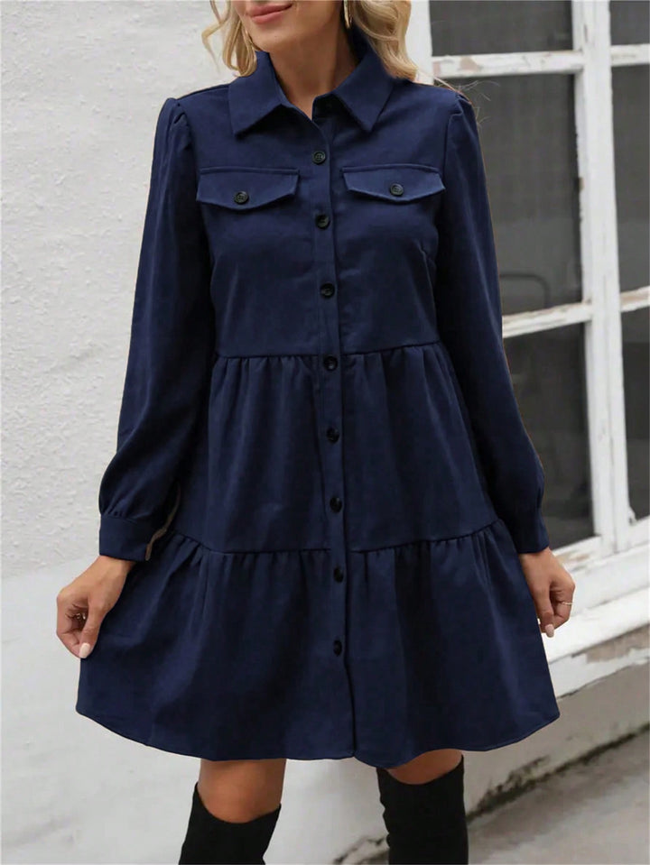 SHEIN, kék midi ruha