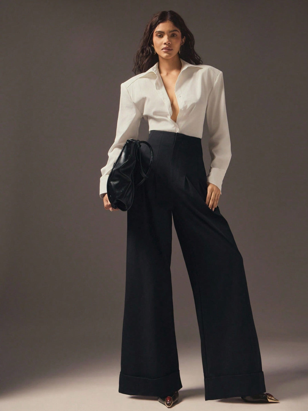 Pantaloni SHEIN, negru