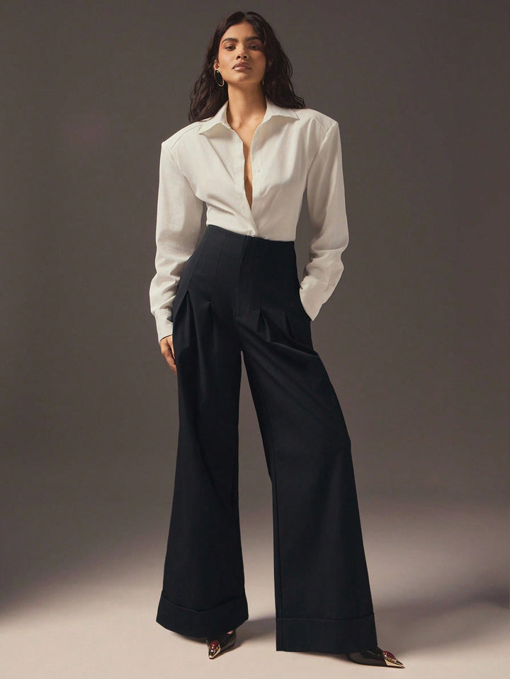 Pantaloni SHEIN, negru