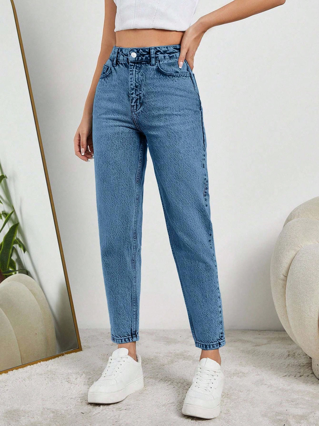 Jeans SHEIN, albastru