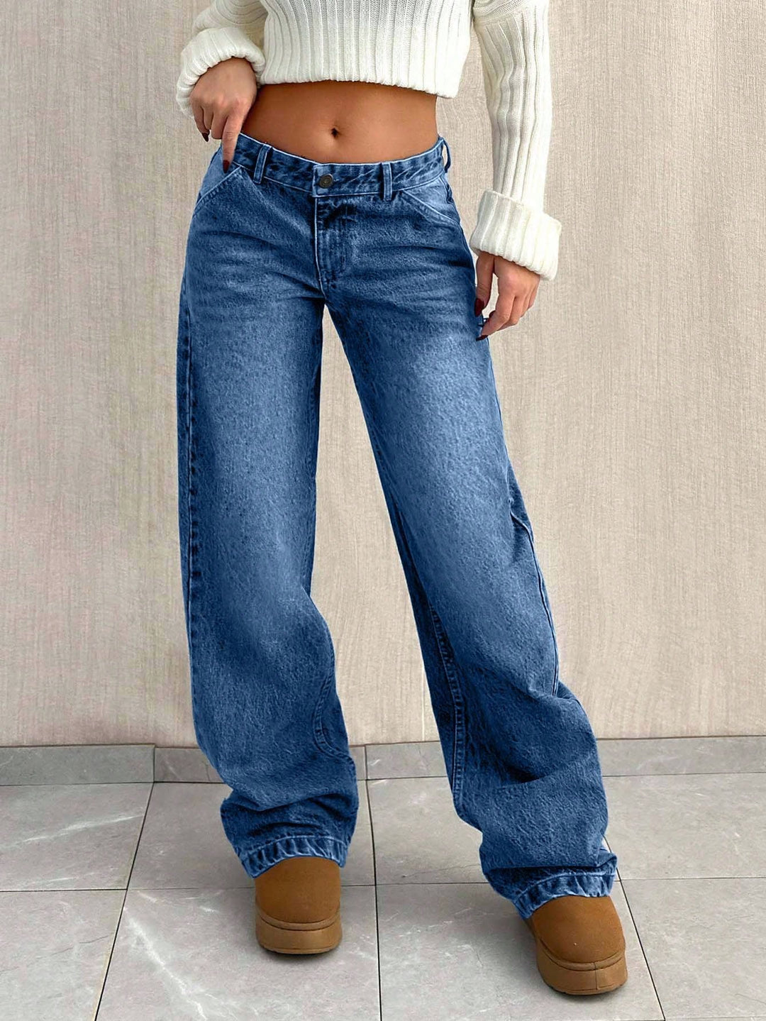 Jeans SHEIN, albastru