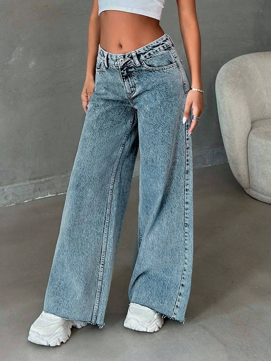 Jeans SHEIN, albastru