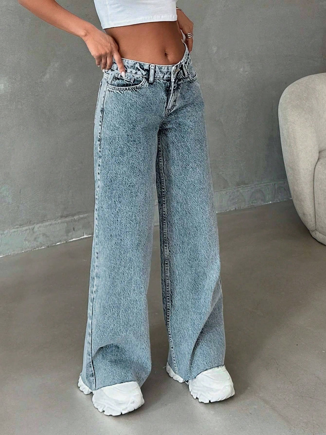 Jeans SHEIN, albastru