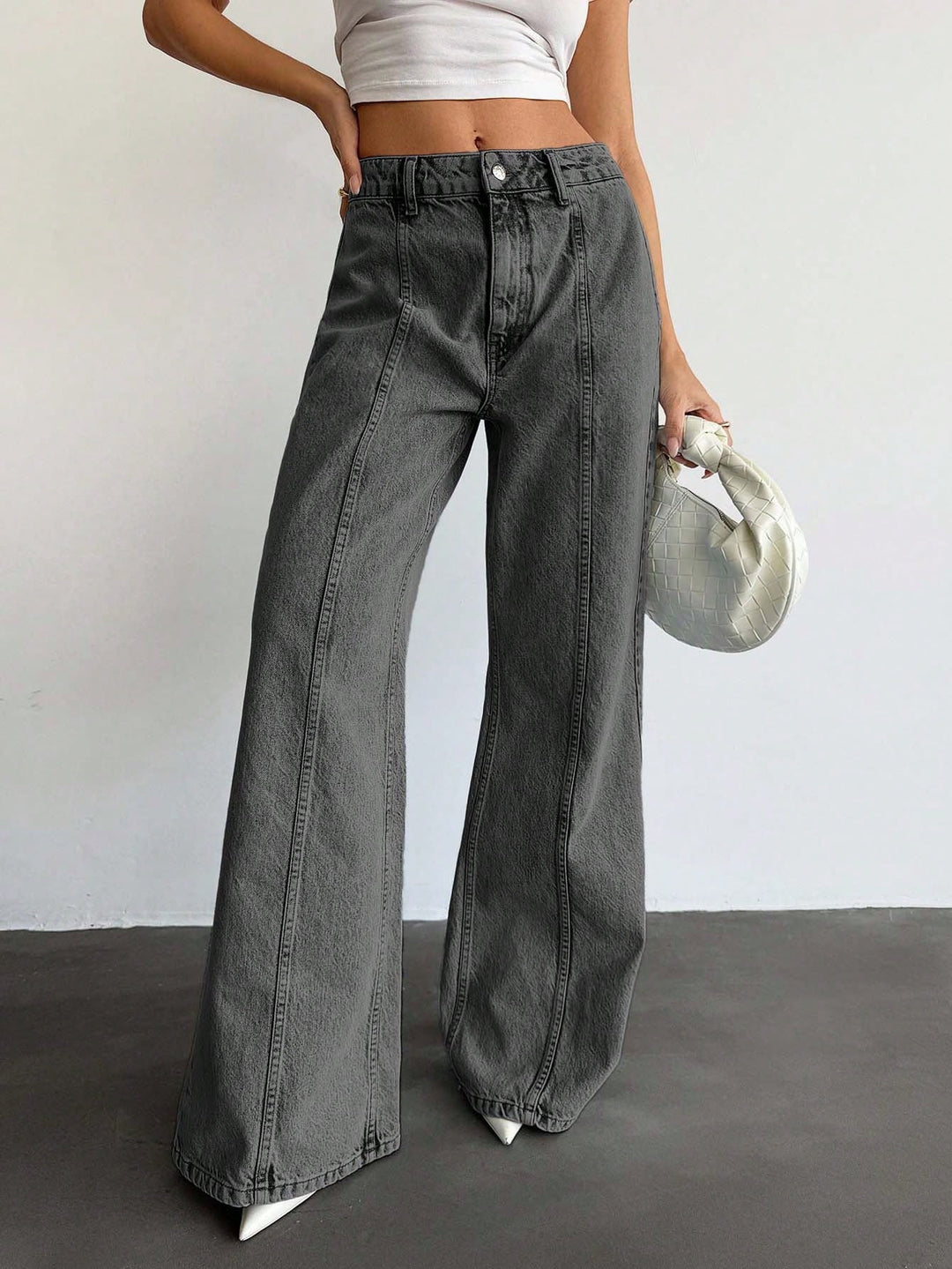 Jeans SHEIN, gri