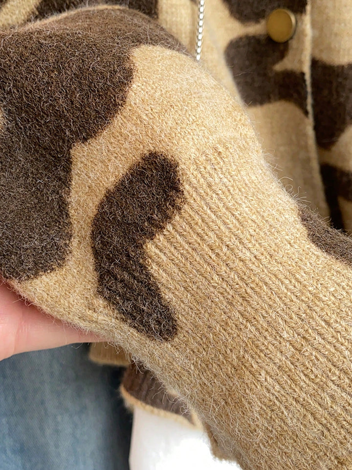 Cardigan SHEIN, maro
