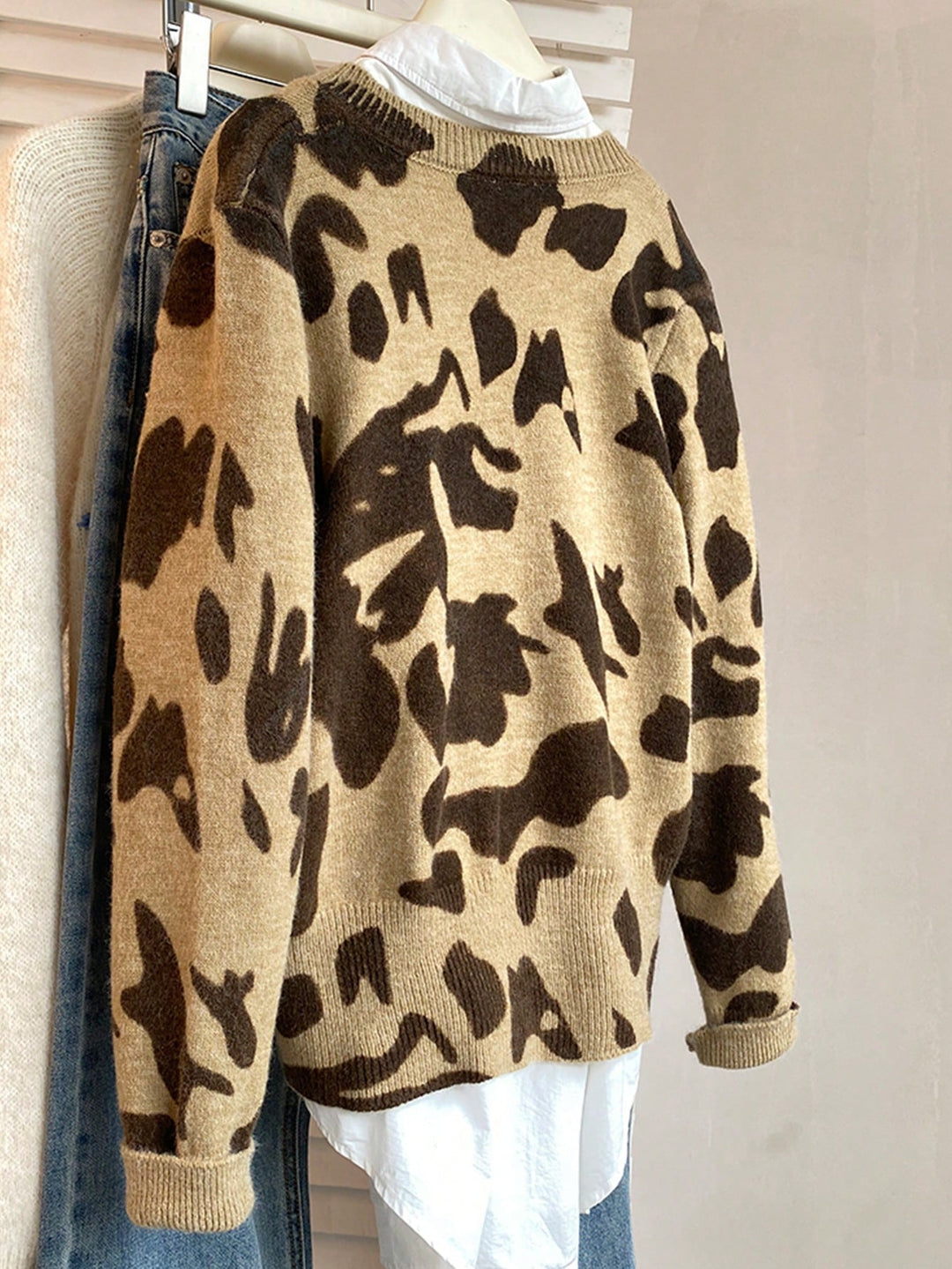 Cardigan SHEIN, maro