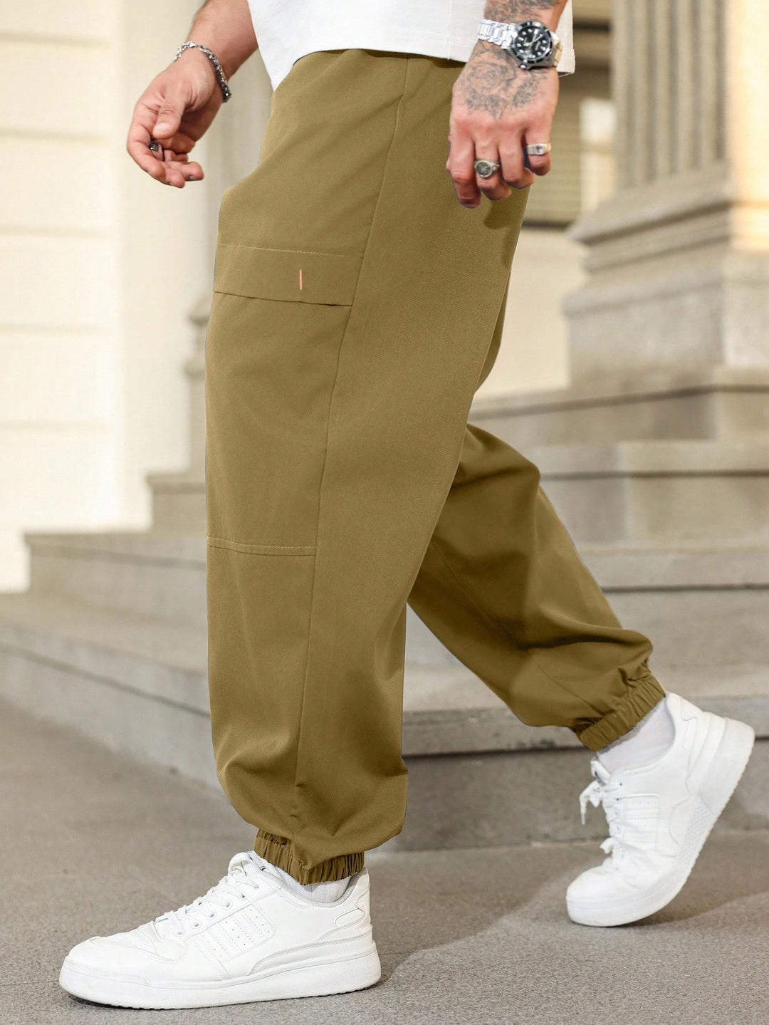 SHEIN nadrág, khaki