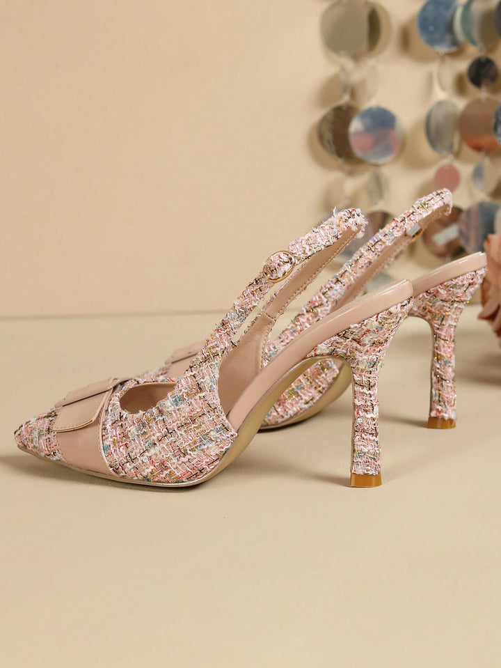 Pantofi cu toc SHEIN, roz