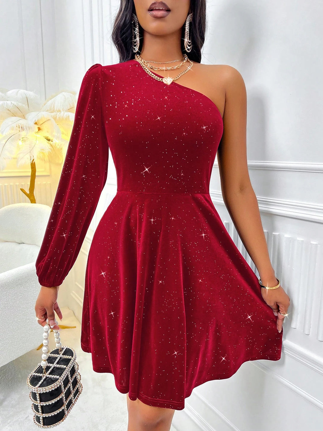 Rochie mini SHEIN, roșu
