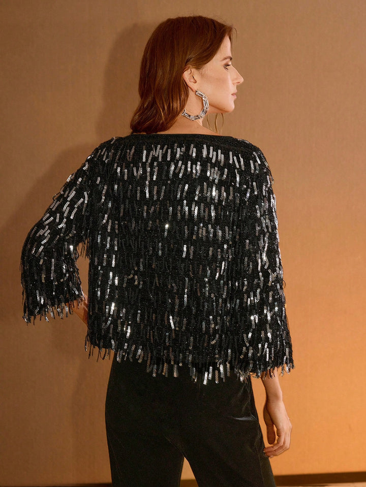 Top SHEIN, negru