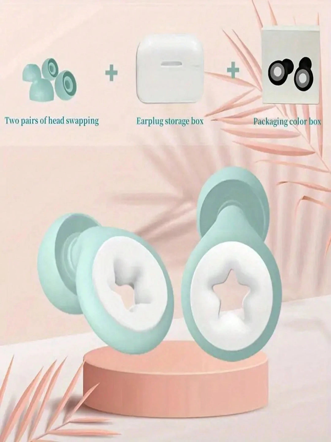 Set dopuri de urechi SHEIN, turcoaz