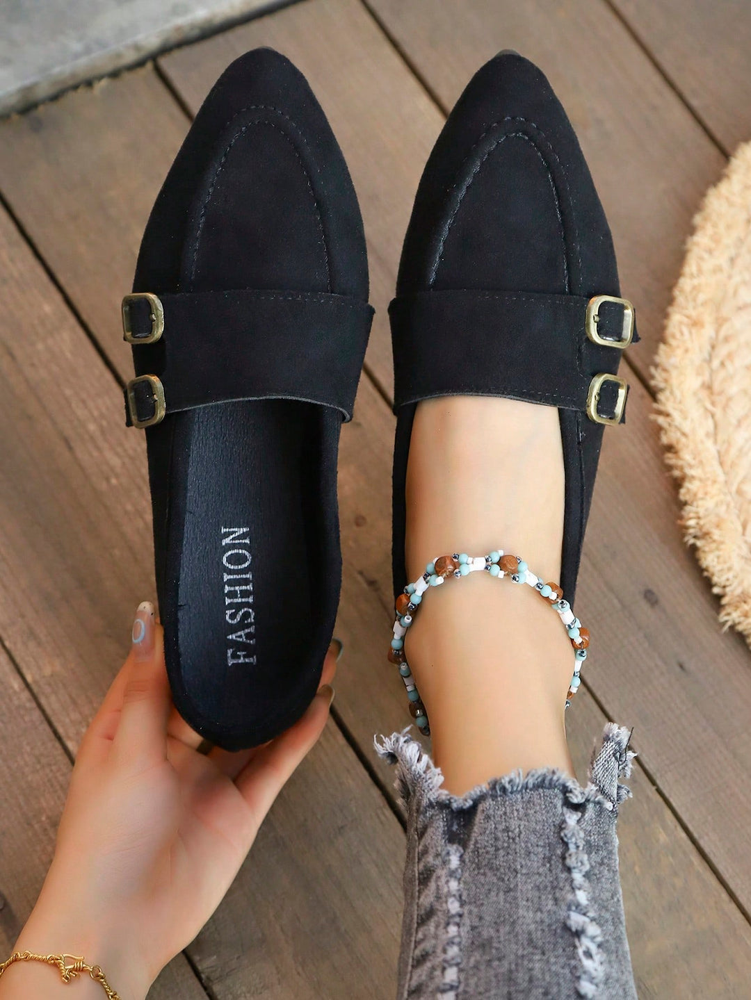 Balerini SHEIN, negru
