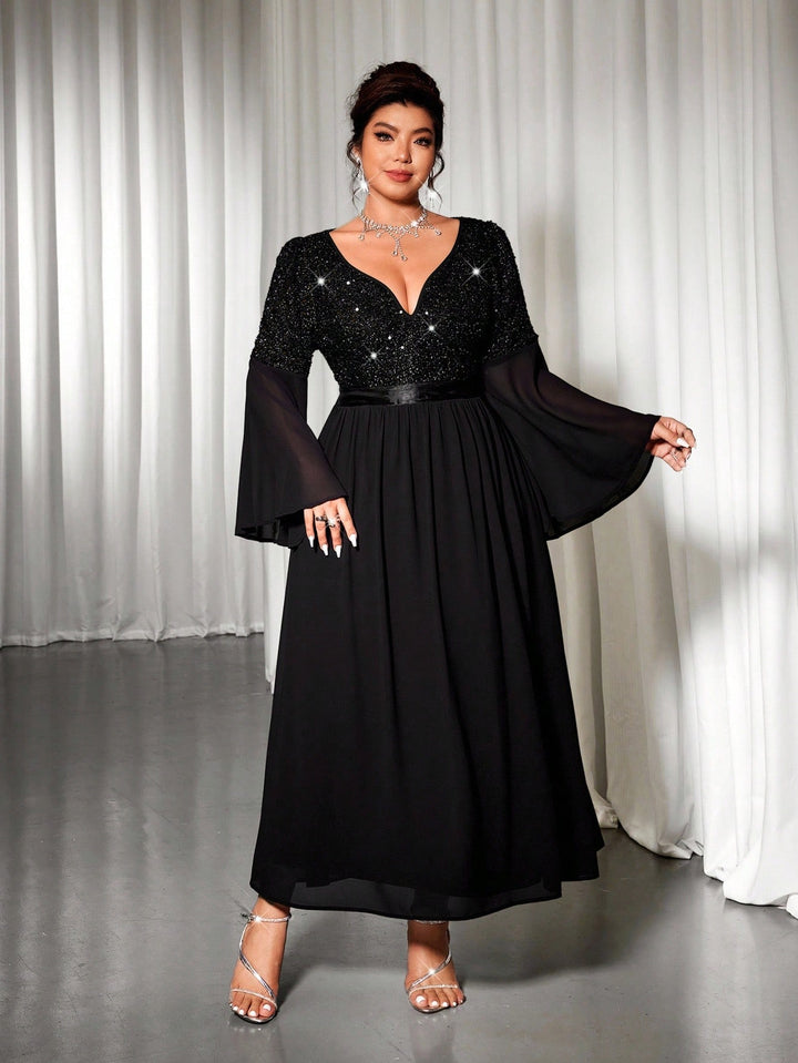 Rochie de ocazie SHEIN, negru