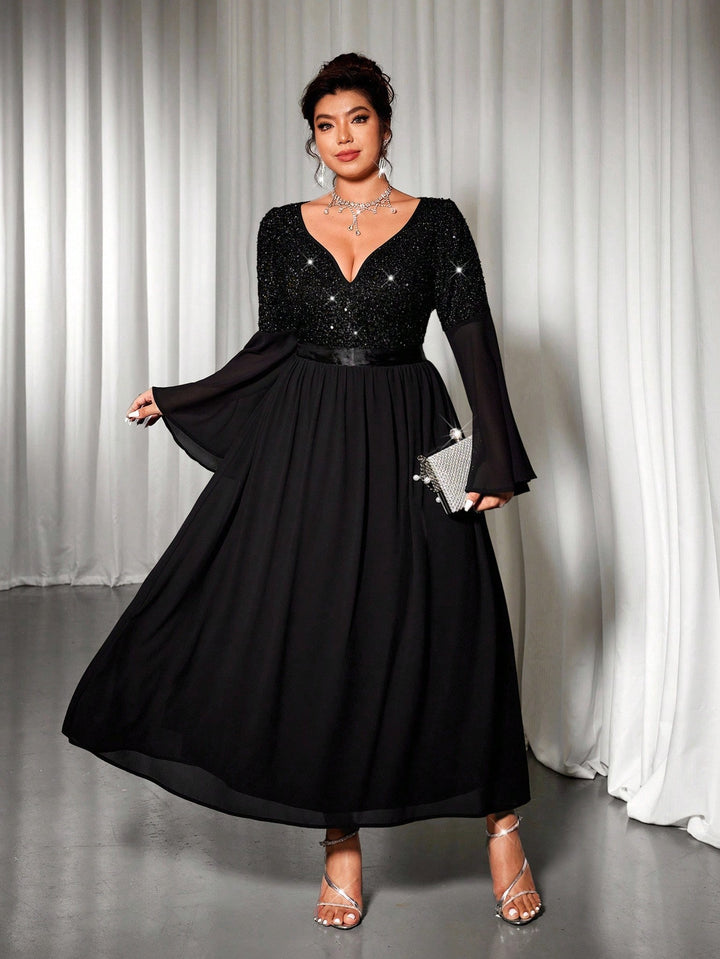 Rochie de ocazie SHEIN, negru