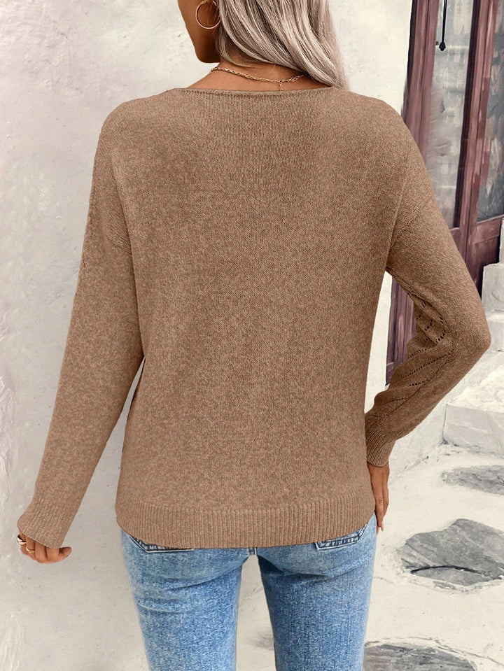 Pulóver SHEIN, khaki