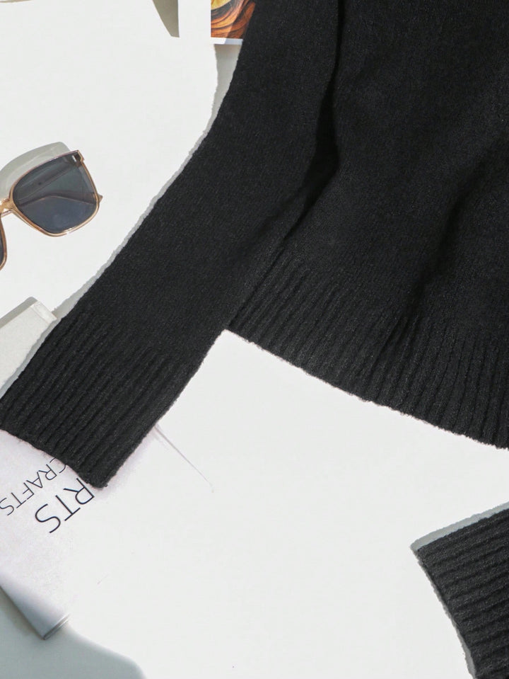 Pulover SHEIN, negru