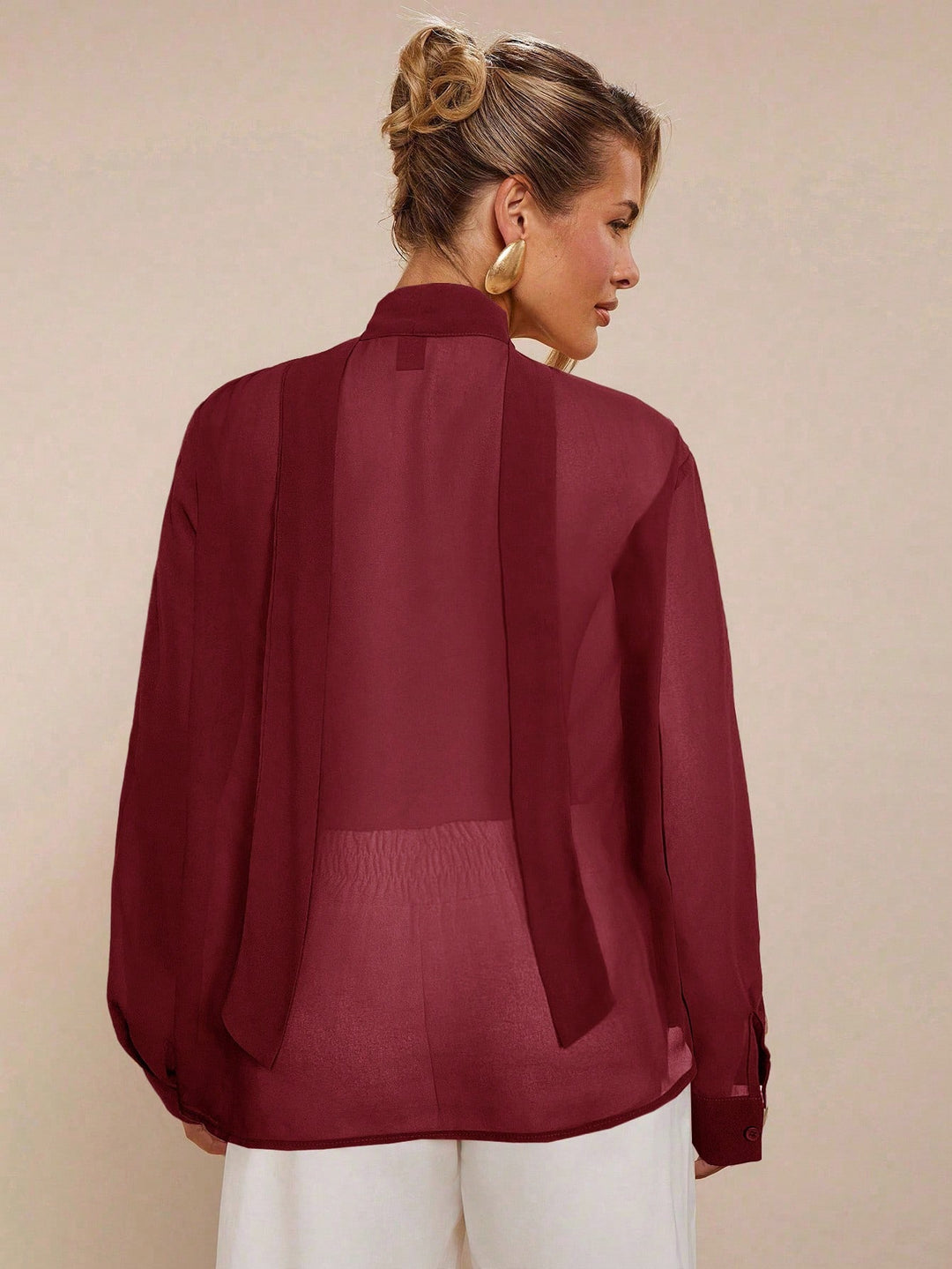 Bluza SHEIN, vișiniu