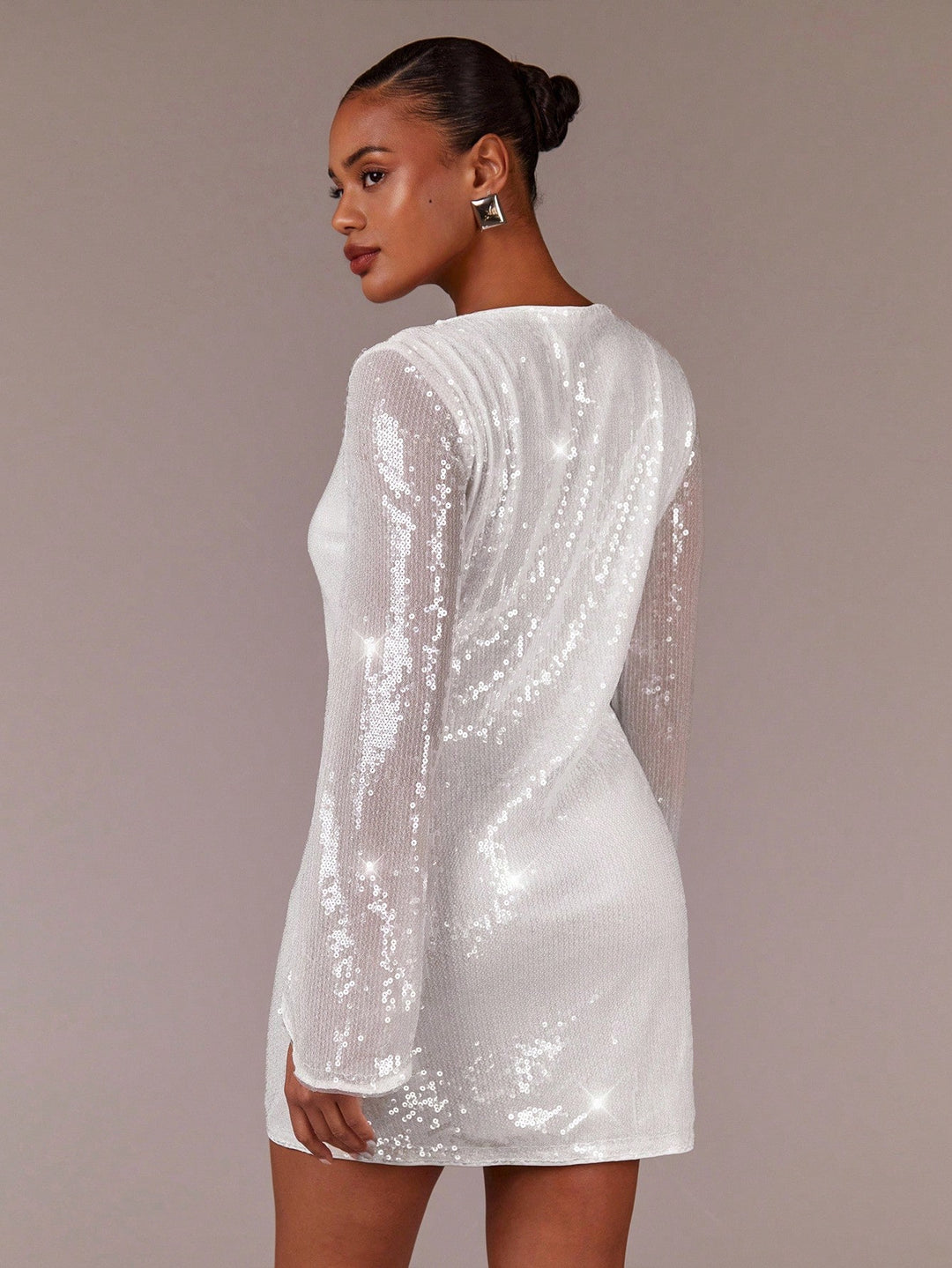 Rochie scurtă SHEIN, alb