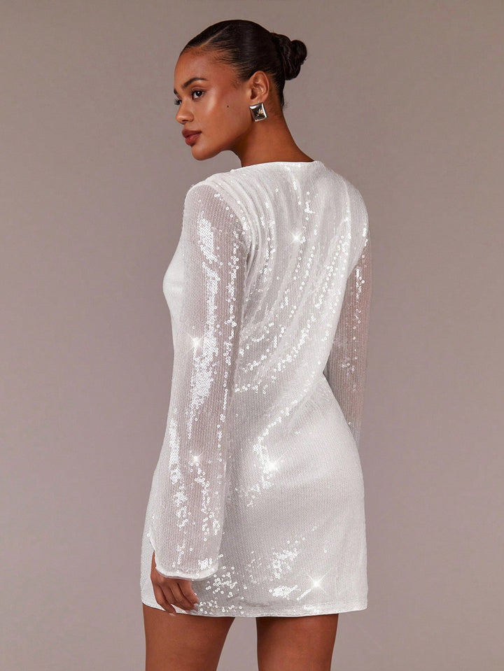 Rochie scurtă SHEIN, alb