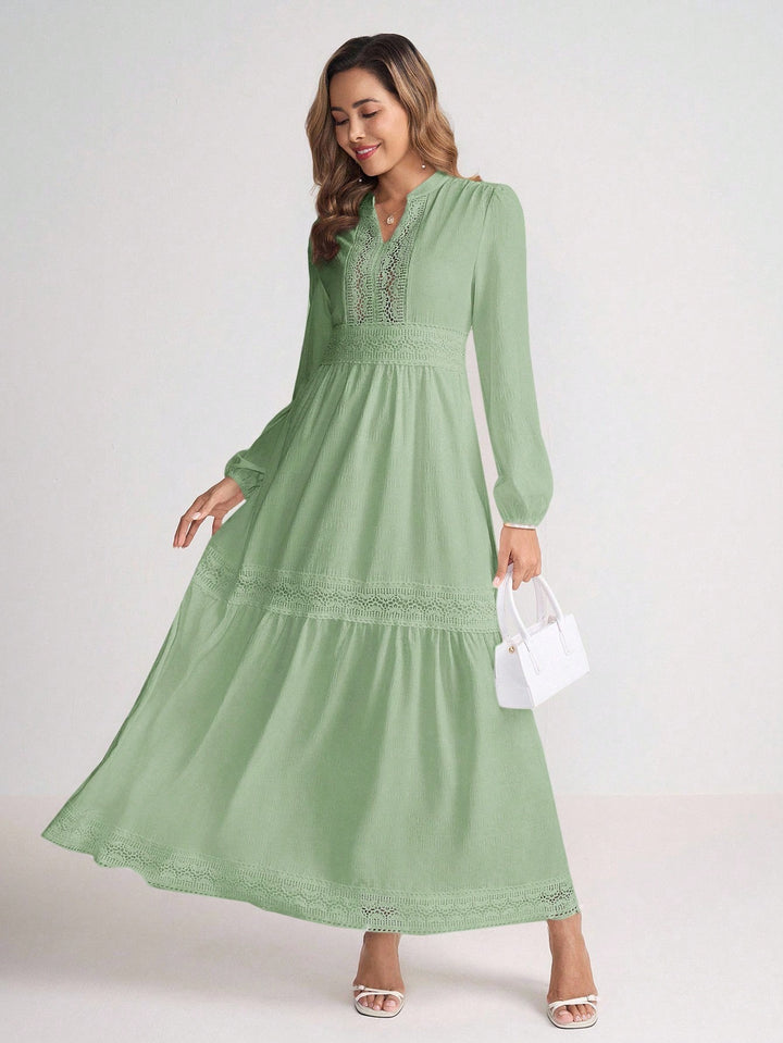 Rochie maxi SHEIN, verde