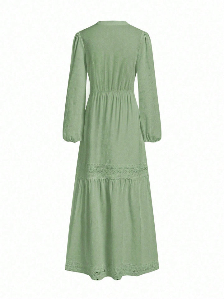 Rochie maxi SHEIN, verde