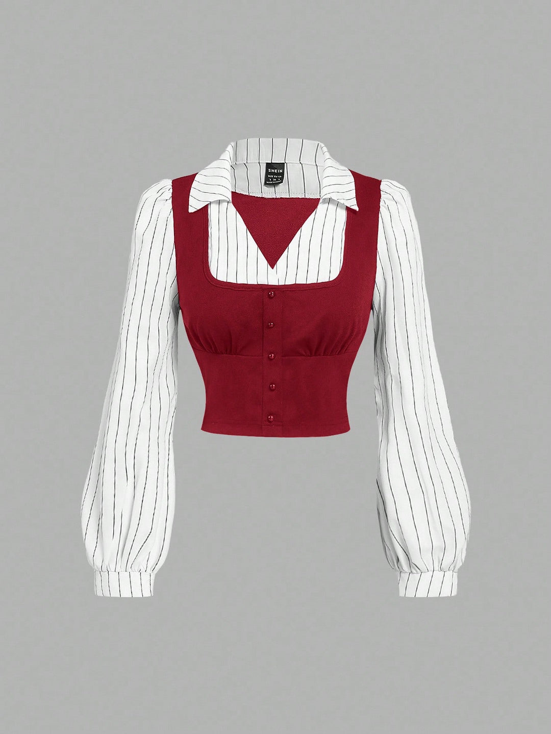 Bluza SHEIN, vișiniu