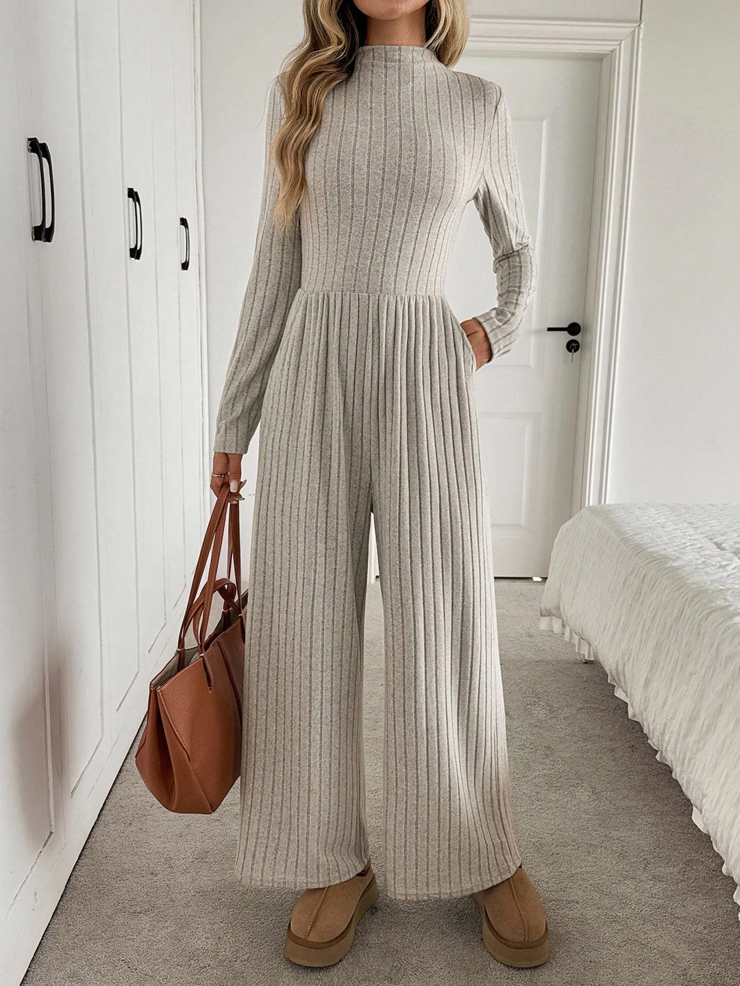 SHEIN overál, khaki
