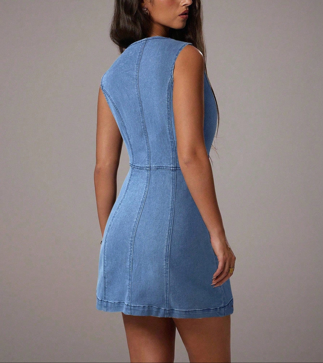 SHEIN mini ruha, kék