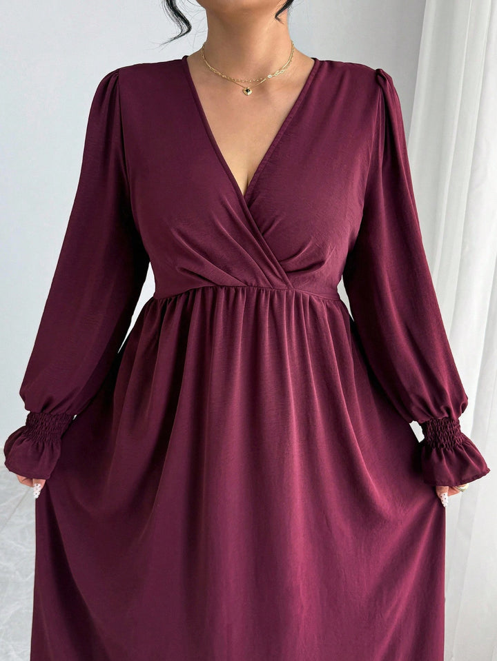SHEIN bordó maxiruha