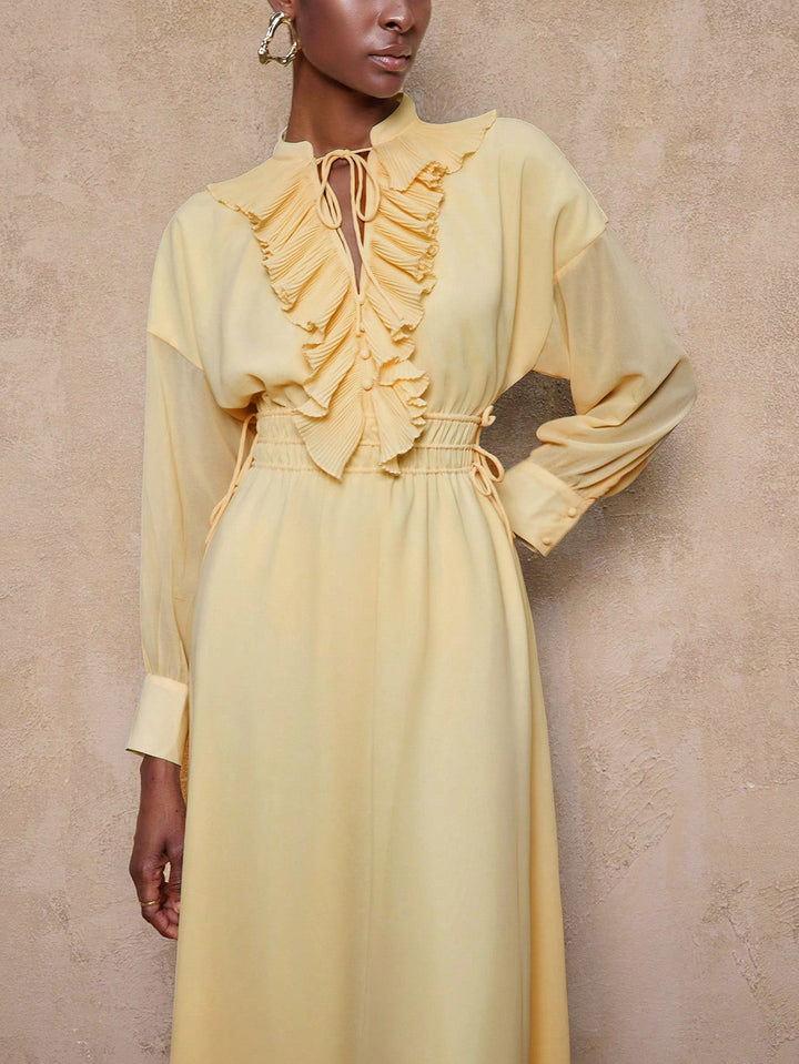 Rochie maxi SHEIN, galben