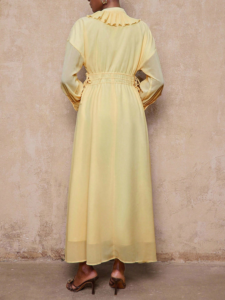 Rochie maxi SHEIN, galben