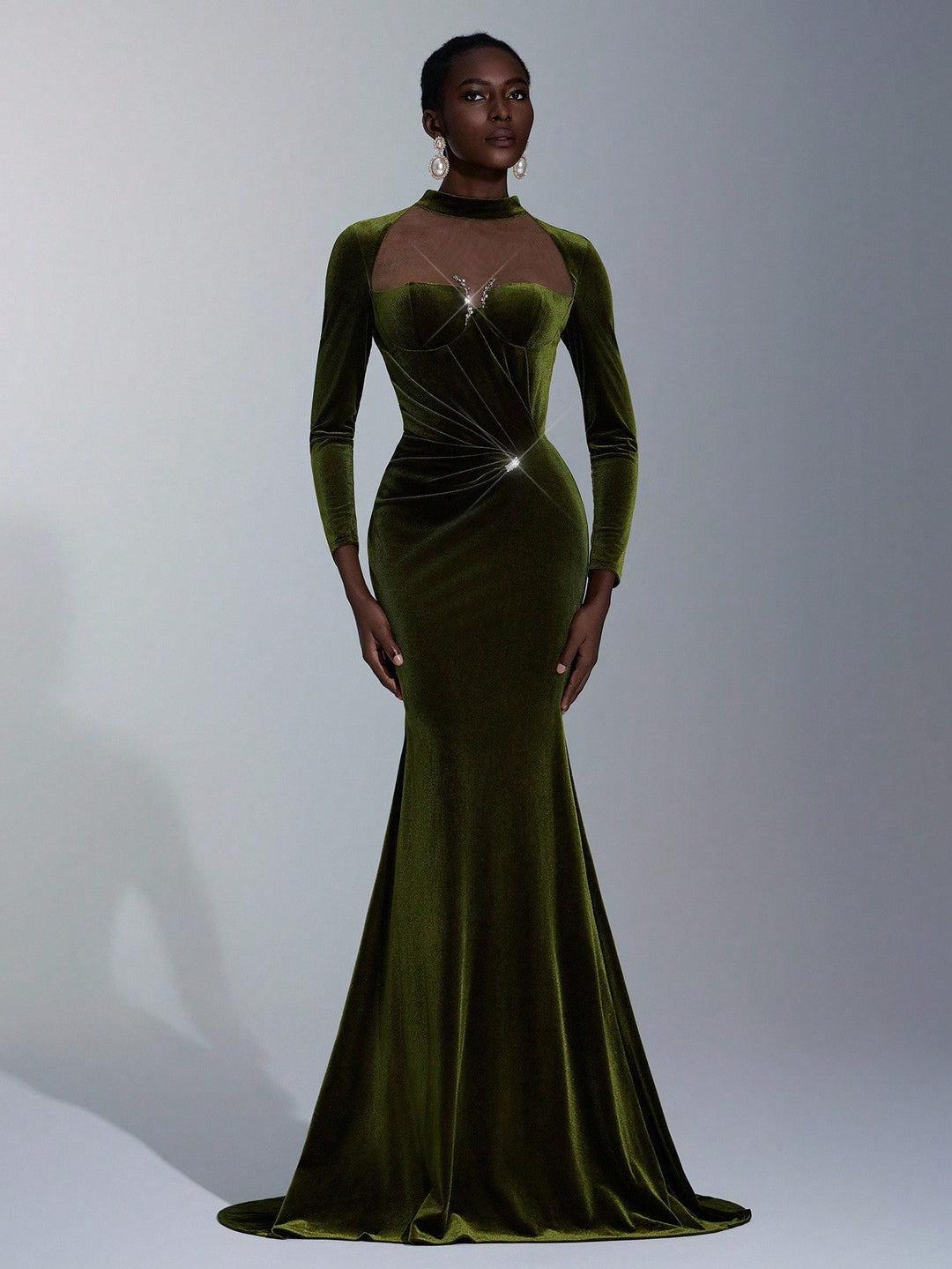 Rochie SHEIN, kaki