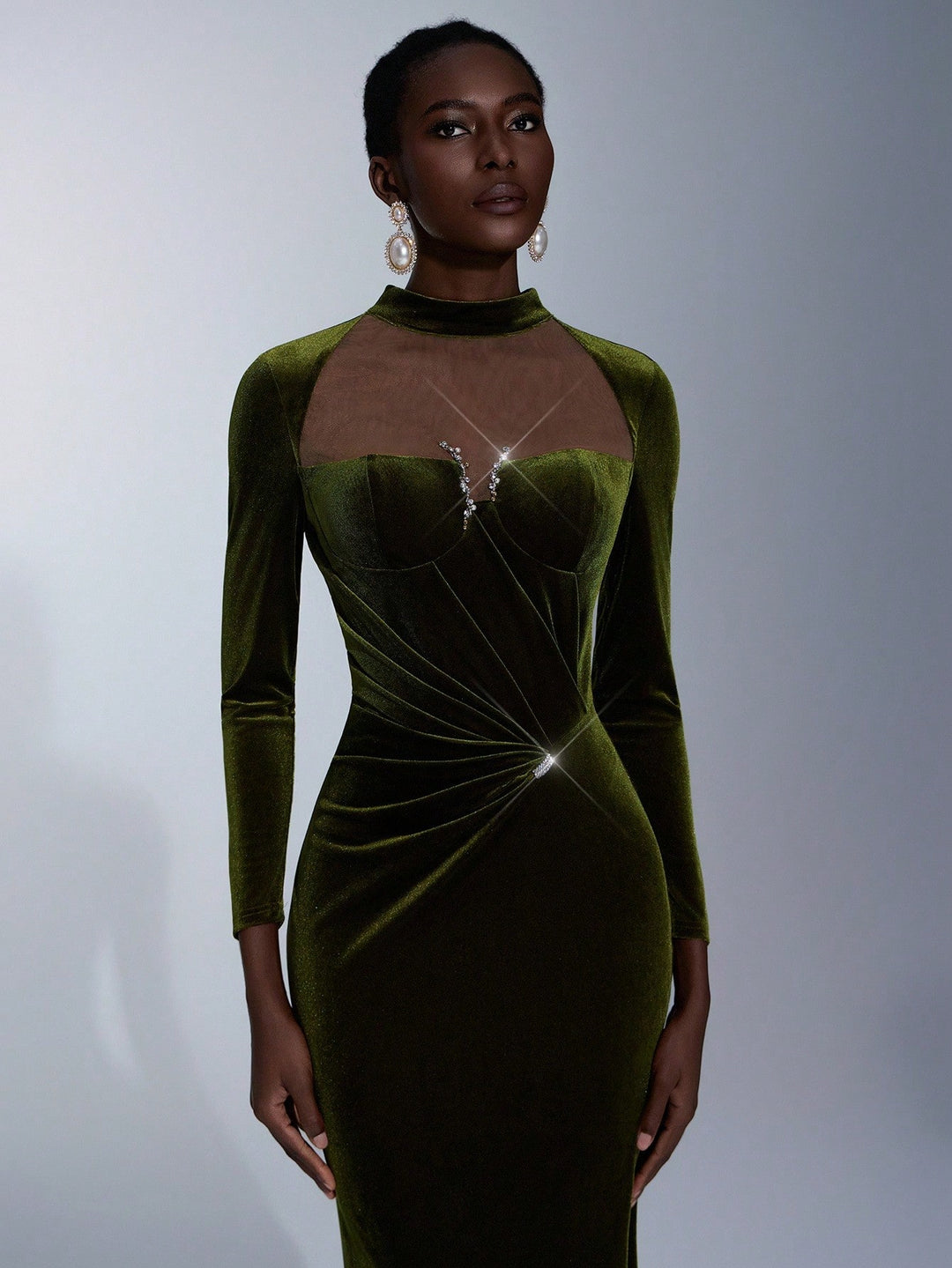 Rochie SHEIN, kaki