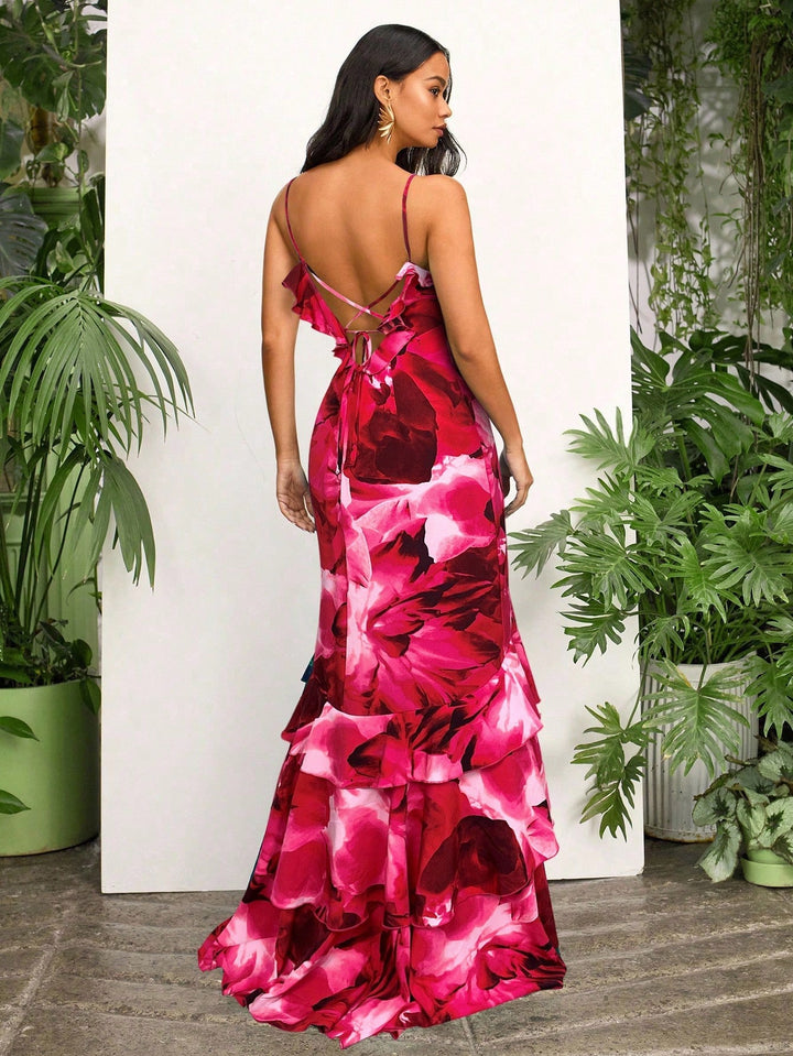 Rochie maxi SHEIN, roșu
