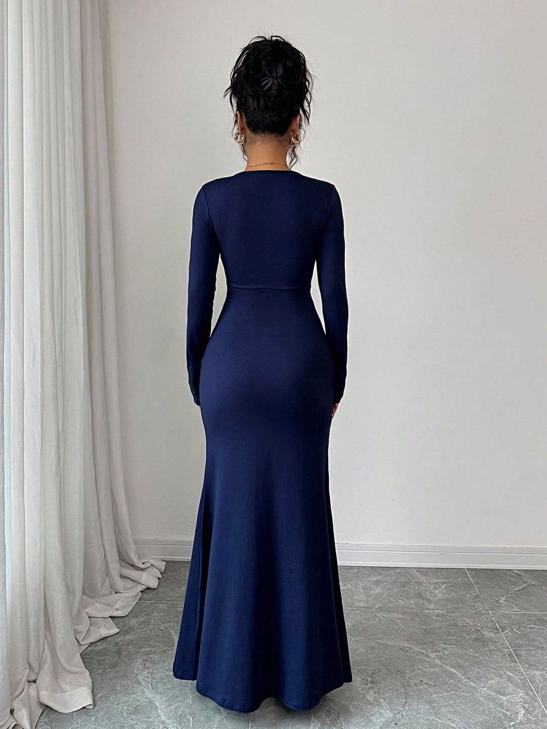 SHEIN maxi ruha, kék