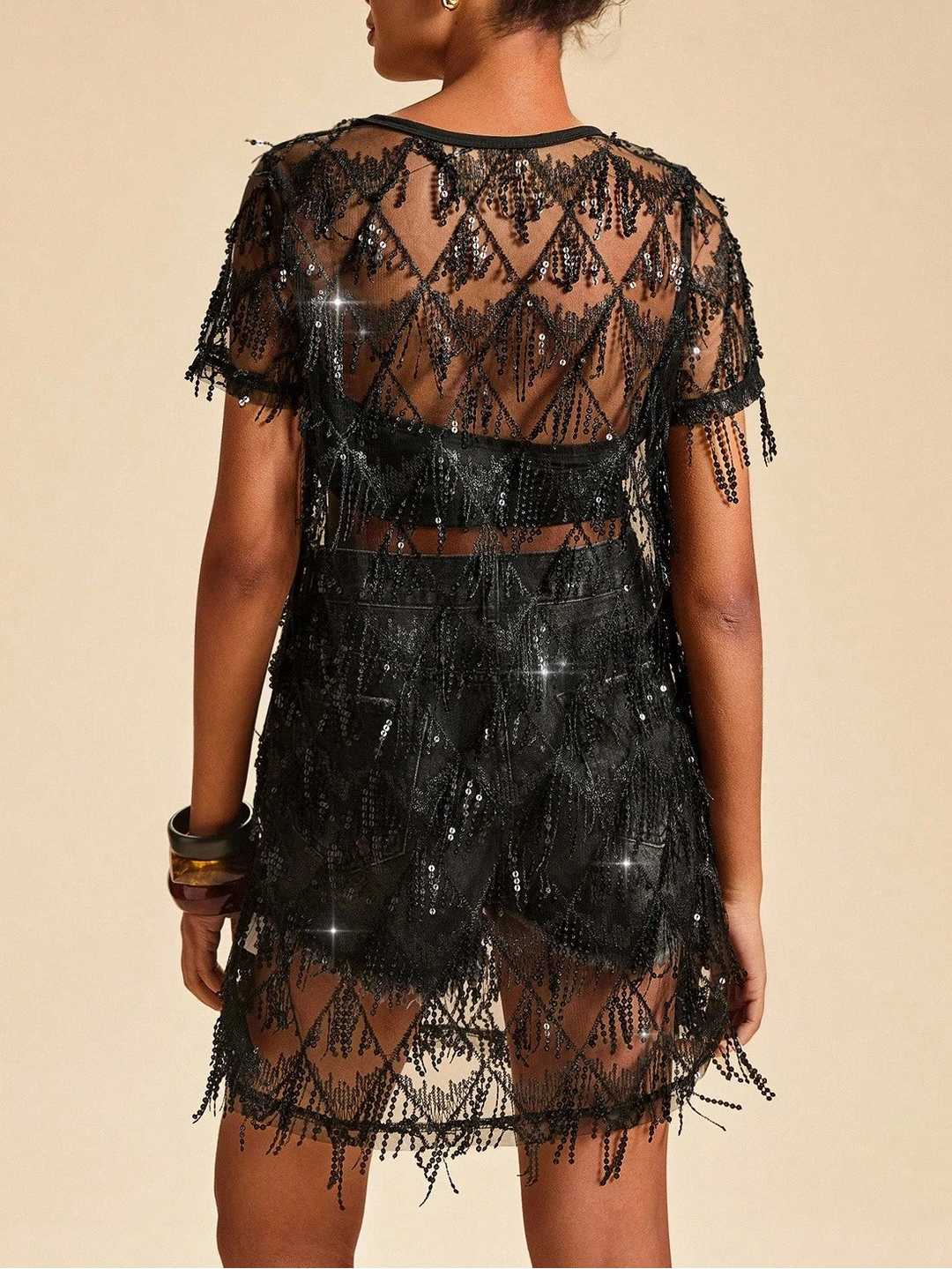 SHEIN mini ruha, fekete