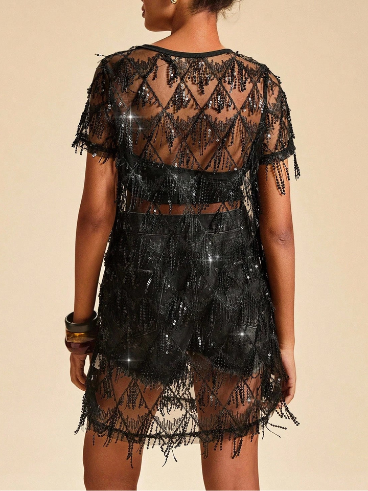 SHEIN mini ruha, fekete