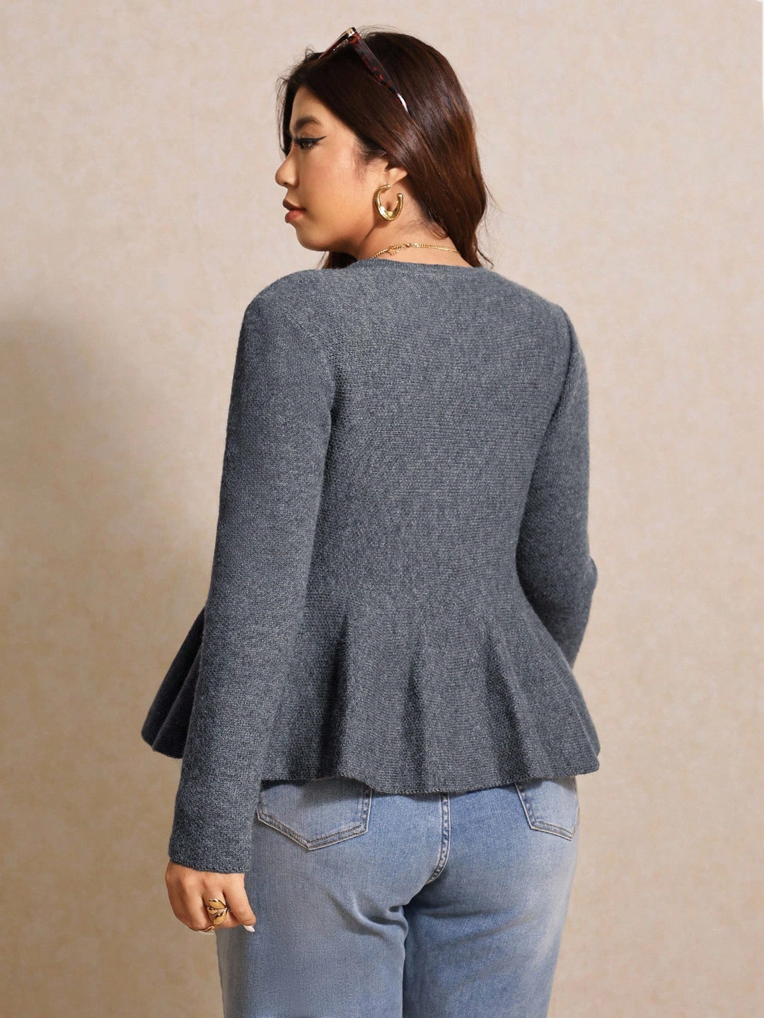 Cardigan SHEIN, gri
