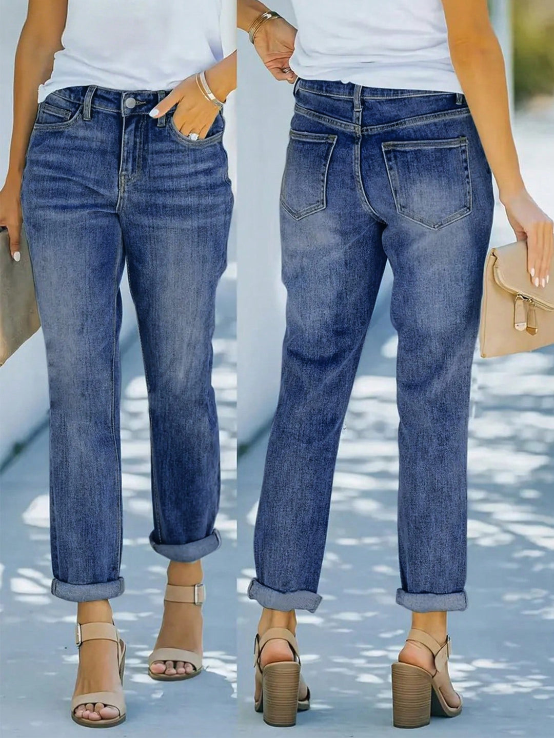 Jeans SHEIN, albastru