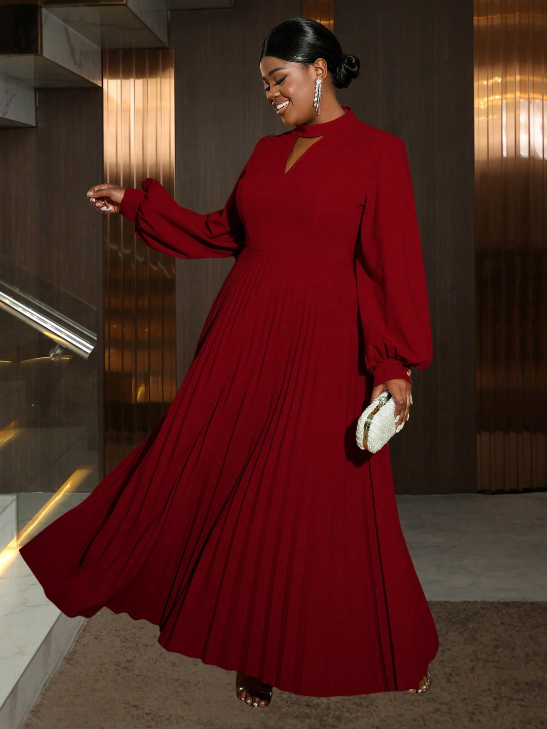 Rochie maxi SHEIN, roșu