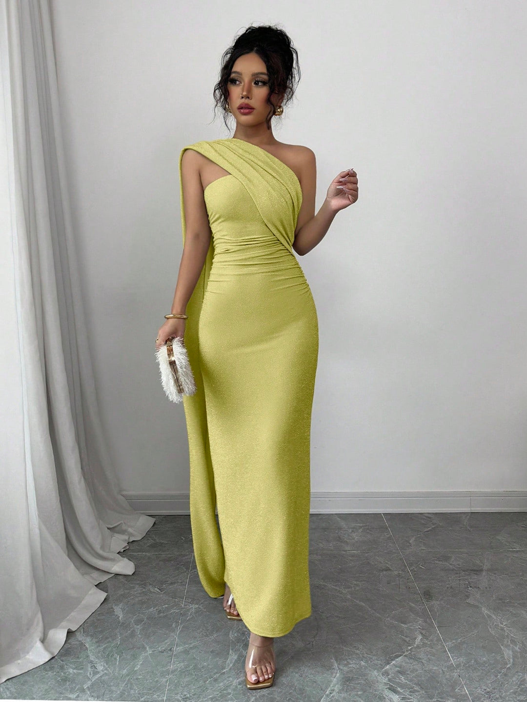 Rochie maxi SHEIN, galben