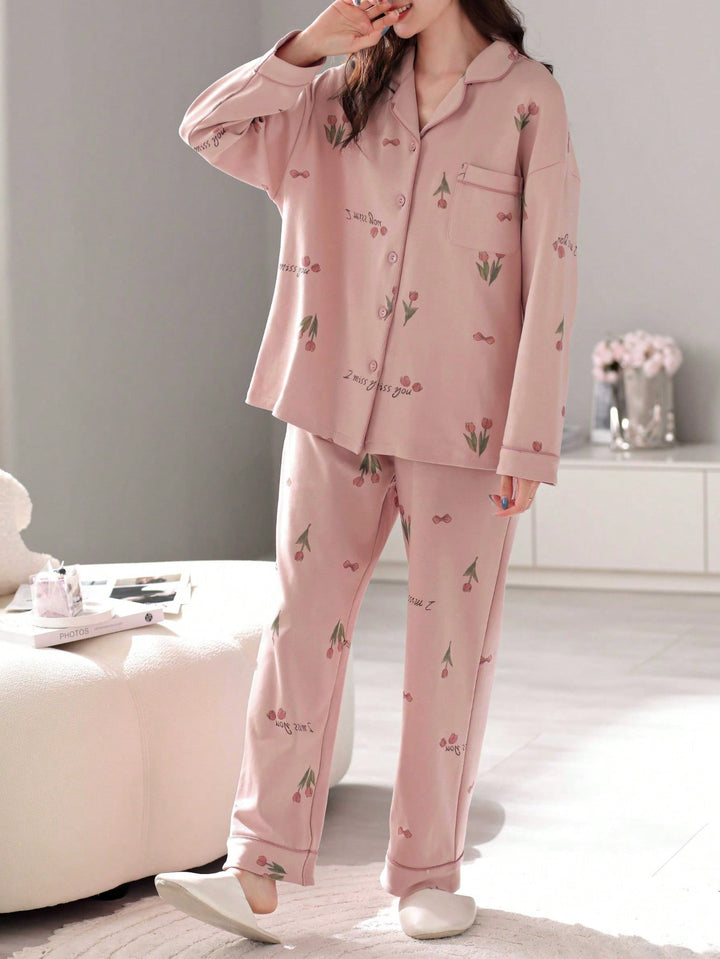 Pijama SHEIN, roz