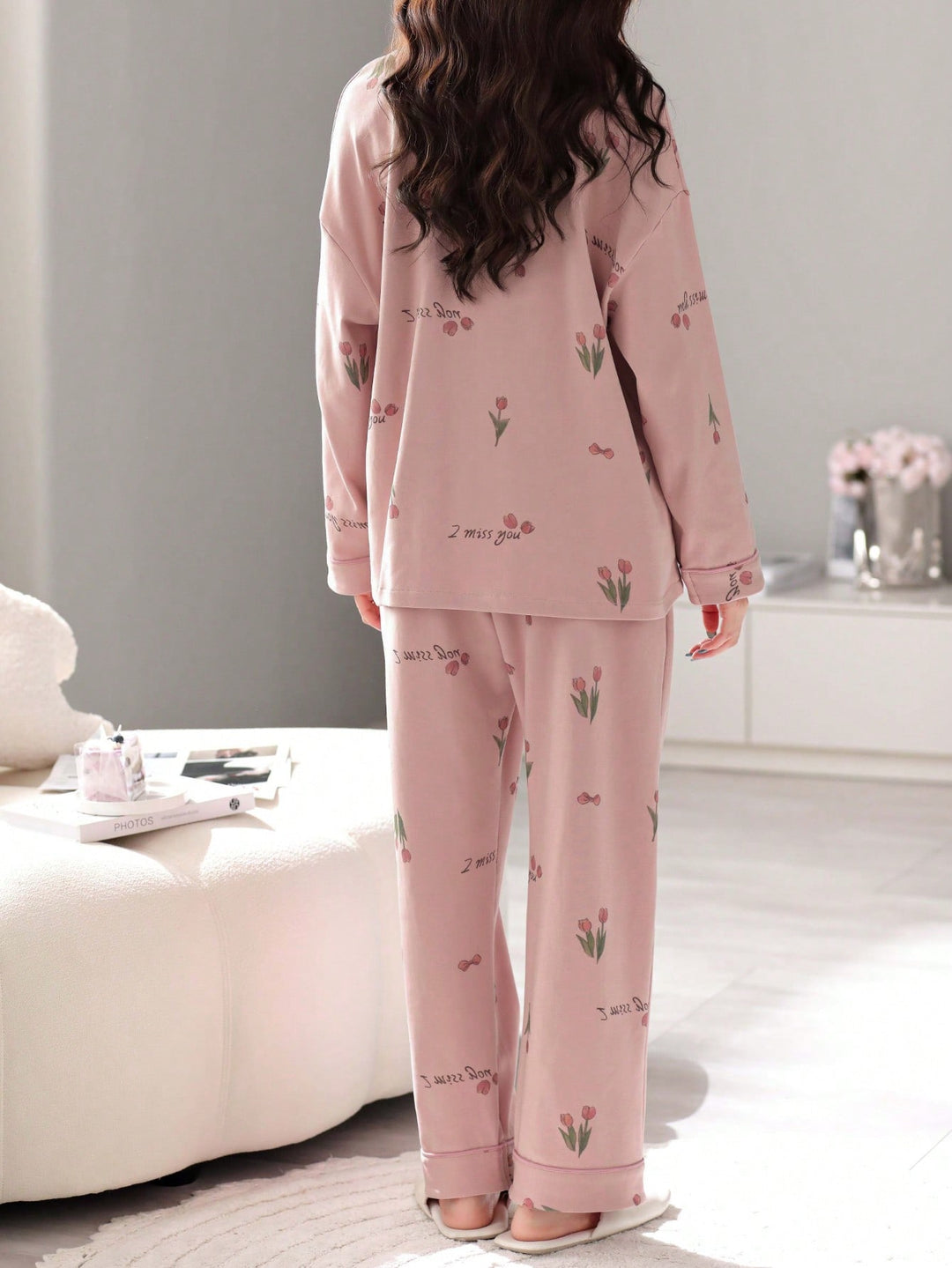 Pijama SHEIN, roz