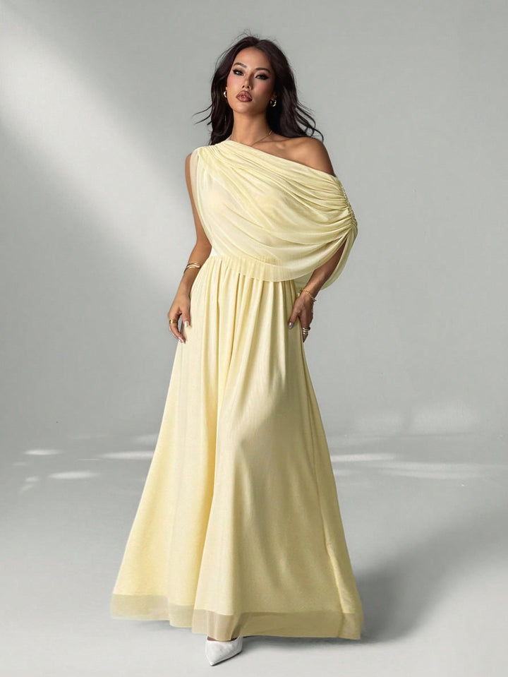SHEIN Maxi ruha, bézs