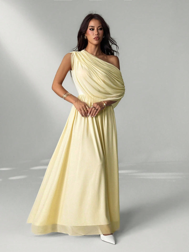 SHEIN Maxi Dress, Beige