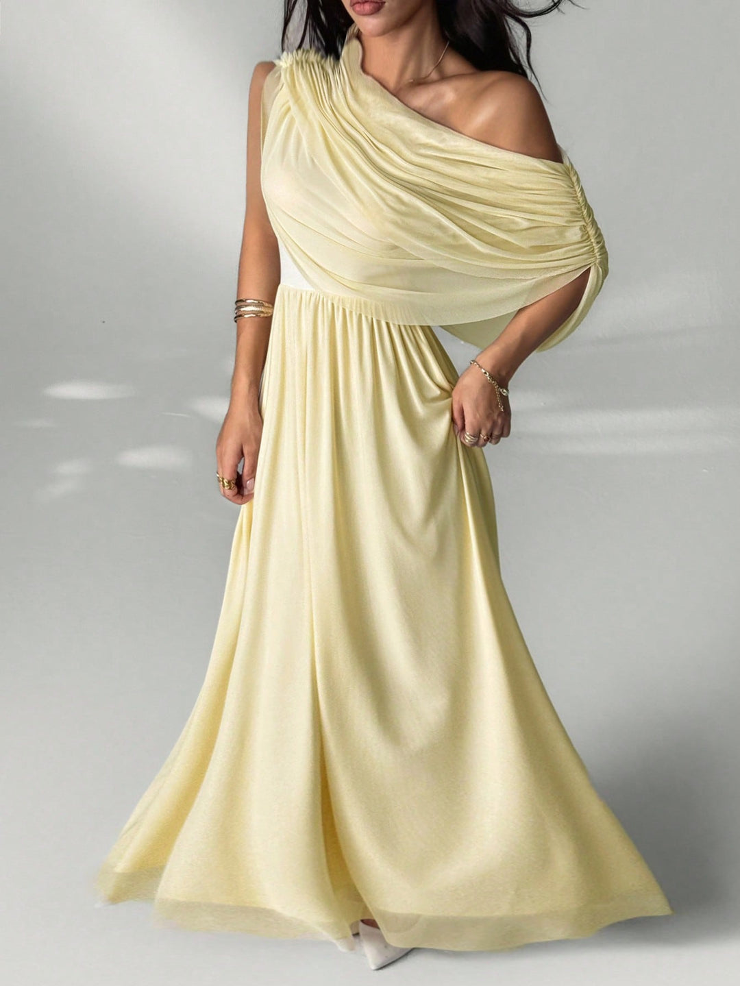SHEIN Maxi Dress, Beige