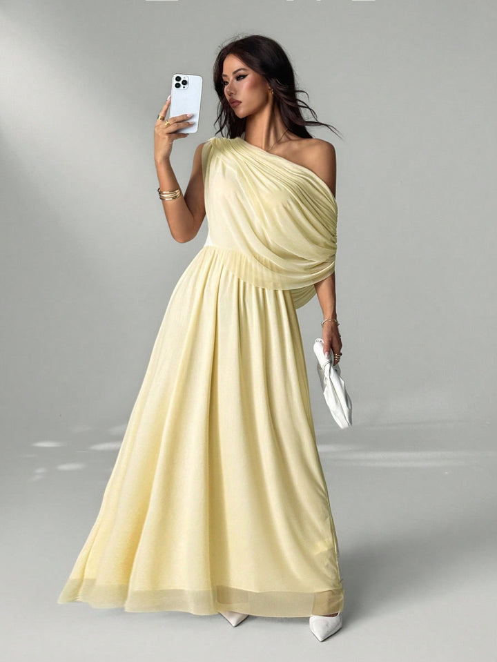 SHEIN Maxi Dress, Beige