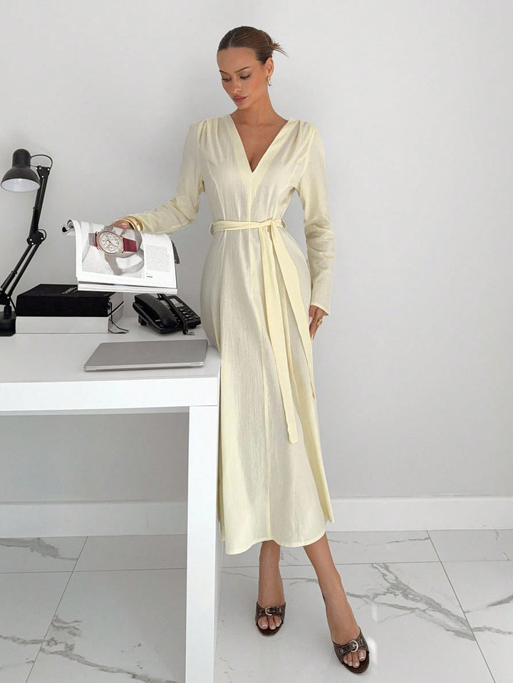 Rochie midi SHEIN, portocaliu