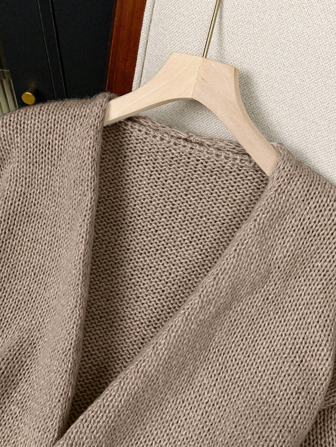 Cardigan SHEIN, maro
